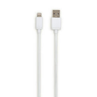 NXT Technologies - Câble tresse Lightning à USB, 6 pi, blanc-Câble tresse de 6 pi, resistant aux accrocs et aux enchevêtrements
