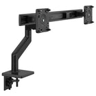Bras pour moniteur Humanscale M8.1 avec barre transversale-Avec des fonctionnalités innovantes telles que son mécanisme de compensation et ses roulements de précision autolubrifiants, le M8.1 permet aux utilisateurs d'ajuster sans effort leur (s) moniteur (s) à leur position ergonomique optimale tout en offrant une gestion des câbles de haut en bas.