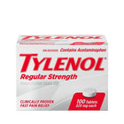 Tylenol Régulier, comprimés de 325 mg, 100 comprimés-Soulagement rapide et efficace du mal de tête, de la fièvre, des douleurs et des courbatures