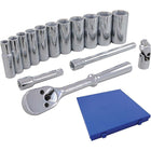 Ensemble de 15 douilles, prise 3/8 6pans-1
