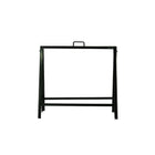 Futech Aframe007, support de signalisation de trottoir en A en métal, taille de l'insert, 24 "l x 18" H, noir-Insert de chargement par le haut