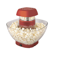 Frigidaire - Machine à pop-corn retro à air chaud - Rouge-Le pop-corn eclate et tombe directement dans un bol de service surdimensionne