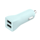 Chargeur allume-cigare USB Dual Tech de base - Bleu-Prévention de court-circuit