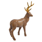 CTG – Figurine de chevreuil debout, beige-Présentoir: autoportant, parfait pour placer sur un bureau, un comptoir de cuisine, une commode de chambre à coucher, une table basse et d'autres surfaces planes