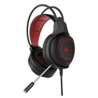 Havit - Casque d'écoute PC de jeu H2239D 3,5mm + USB avec microphone, DEL, noir-Casque d'écoute USB de jeu