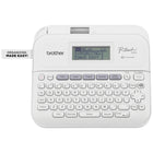 Brother - P-touch PTD-410 Étiqueteuse connectable et performante pour la maison et le bureau-Étiquettes de 18 mm pour la maison ou le bureau