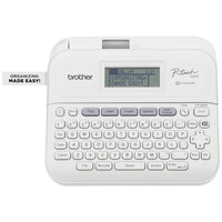Brother - P-touch PTD-410 Étiqueteuse connectable et performante pour la maison et le bureau-Étiquettes de 18 mm pour la maison ou le bureau