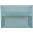 JAM Paper Enveloppes translucides A1, bleu océan, 50/paquet-Enveloppes translucides en papier bleu océan