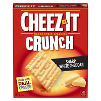 Cheez-It Craquelins au Cheddar blanc - 191g-Craquelins en forme d'ondulation aux saveurs audacieuses et à la texture croustillante et croustillante