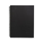 TRU RED - Cahier de notes à couverture souple, format moyen, pages réglées, noir-Format moyen (6,5 po x 9,5 po)