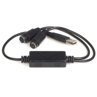 StarTech ® Adaptateur USB à PS/2 pour clavier et souris-Aucun pilote ou logiciel ne permet de brancher un clavier ou une souris PS/2 à un port USB; ce câble est vraiment prêt à l’emploi