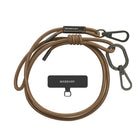 SwitchEasy - MagEasy Carte à sangle avec tour de cou amovible et lanière de téléphone - Sangle de 6 mm - Kaki-Pas besoin de compromis entre forme et fonction