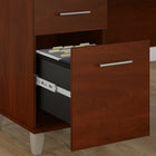Bush Furniture - Bureau 72 po avec tiroirs Somerset - Cerisier Hansen-Testé conforme aux normes ANSI/SOHO en matière de sécurité et de performance