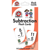 Canadian Curriculum Press – Cartes-éclair de soustraction, anglais-Les cartes-éclair aident votre enfant à bâtir une fondation solide afin de réussir à l’école