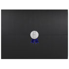 St. James - Porte-certificats/porte-documents - Sceau d'argent avec ruban bleu - noir - paquet de 5-Ajoutez une touche d'élégance, de cérémonie et de sincérité à l'attribution de reconnaissance