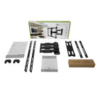 Kanto – Support plein mouvement PS350 pour téléviseurs de 37 po à 60 po, noir-Le mécanisme d'inclinaison accessible permet 12° d'inclinaison en avant et 2° en arrière