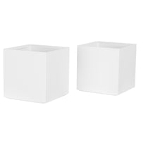 Bostitch Office Konnect Porte-crayons empilable, paquet de 2, blanc-Deux porte-crayons pour un rangement et une organisation parfaits