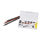 Derwent Ensemble média mixte pour croquis et dégradés  - 12 couleurs (2305903)-Dimensions : 5,11 po x 7,28 po x 0,9 po