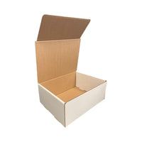 Abbey - Boîtes d'expédition pour documentation - 12 1/8 po x 9 1/4 po x 5 po - blanc - paquet de 50-Dimensions : 12 1/8 larg. x 9 1/4 long. x 5 haut. (po)