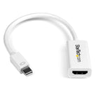 StarTech ® Adaptateur actif mini DisplayPort à HDMI 4K audio/vidéo/Mdp 1.2 pour Mac Book Pro/Mac Book Air, 4K à 30 Hz, blanc-Préparez-vous à la prochaine génération d’écrans, qui supporte la vidéo 4K Ultra HD