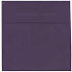 JAM Paper Enveloppes Dark Base, 8,5 x 8,5 po, violet foncé, 50/paquet-Enveloppes Dark Base violet foncé