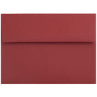 JAM Paper Enveloppes simples A7 nuances foncées, rouge foncé, 250/paquet-Enveloppes simples de couleur rouge foncé