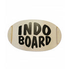 Indo Board Original - Accessoire d’équilibre debout devant bureau - Flo GF - Pieds nus-La planche mesure 30 x 18 po, et le coussin d’équilibre gonflable de 14 po est utilisé sous la plateforme comme alternative à un rouleau. L’utilisateur peut ajuster le degré d’instabilité en changeant le niveau d’air dans le coussin
