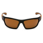 Carhartt – Lunettes de sécurité Carbondale, bronze grès, 6/paquet-Couvre-nez flexible en caoutchouc