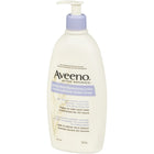 AVEENO – Lotion hydratante apaise stress - 532 mL-Cette lotion hydratante combine les propriétés apaisantes de l'avoine colloïdale naturelle, connue depuis longtemps pour sa capacité à hydrater, avec les parfums relaxants des huiles essentielles de lavande, de camomille et d'ylang-ylang, connues pour leurs bienfaits calmants.