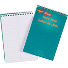 Staples - Cahiers de sténo, 6 po x 9 po, 120 pages, paq./10-Lignage large avec ligne centrale conçue pour prendre des notes rapides ou sténographiques