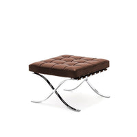 Nicer Furniture - ottoman Pavilion - marron foncé-Design moderne classique intemporel