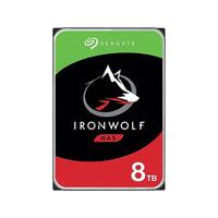 Disque dur Seagate IronWolf ST8000VN004 de 3,5 pouces, 8 To, 7200 tr/min, cache de 256 Mo, port SATA 6,0 Go/s-Disques durs Seagate IronWolf de 3,5 pouces