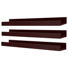 nexxt – Tablette pour cadres Edge FN00299-0INT, 23 po x 4 po, espresso, paq./3-Dimensions du produit : 2 haut. x 23 larg. x 4 prof. (po) ; capacité de support maximale de 8 lb