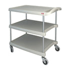 Mycart – Chariot utilitaire, 400 lb, 3 tablettes, 20 x 35 1/2 po (MY2030-34BL)-Nombre de tablettes : 3