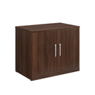 Sauder - Affirm Armoire de rangement commerciale - Noble Elm-Dessus durable de 1 po d'épaisseur pour la décoration de bureau, les plateaux de classement ou les photos de votre famille