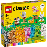 LEGO - Les animaux créatifs classiques - 450 Pièces-Jouet à construire pour les jeunes amoureux des animaux et les constructeurs en herbe