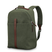 Samsonite - Virtuosa 14,1 po Sac a Dos - vert pin-Le revêtement extérieur est fabriqué à partir d’un mélange de coton et de tissu créé à partir de bouteilles en PET recyclées à 100 % après consommation