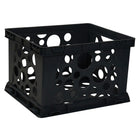 Storex – Classeur portatif empilable, lettre/légal, noir (61546U03C)-Classeur portable léger pour transporter dossiers de format lettre/légal, chemises suspendues et autres articles