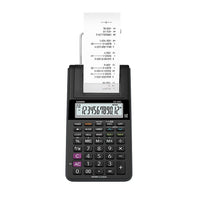 Casio Calculatrice compacte HR-10RC avec fonction v rifier et modifier 150  tapes-Affichage ACL (71 x 18 mm) 12 chiffres