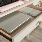 Sauder 53"W La Collection Dover Edge Bureau - Finition Glacier Oak-Tablette reglable.