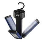 Energizer - Lampe de travail à DEL rechargeable à trois têtes de 2,000 lumens - Bleu/noir-Résistant à l'eau IPX4
