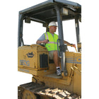 TechNiche HYPERKEWMC — Gilet de signalisation à refroidissement par évap. de l’eau homologué CSA cl.II , Ora. fluo, G/TG-Couche extérieure matelassée confortable faite de nylon Oxford; intérieur en tissu HYPERKEWL contenant du polymère et finition hydrofuge en polycoton noir élastique