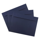 JAM Paper - Enveloppes texturées format livret, 9 x 12 po, bleu marine, 1000 par paquet-Ouverture : livret