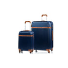 Champs - Vintage Ensemble de bagages extensible à 4 roues - 2 pièces - côtés rigides - bleue-Ensemble de 2 pièces, 29 po et 21 po
