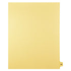 Markmaker - 25 tabs/PQT, 5 PQT/Boite, Intercalaires imprimes Legal, Chamois, 1/15th coupe| format lettre, sans trous, Numero 150-Intercalaires imprimes Legal