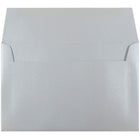 JAM Paper Enveloppes Stardream A9, élégance argentée, effet métallisé, 50/paquet-Intérieur vierge où écrire un mot personnalisé