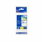 Brother - TZe263 Ruban laminé authentique pour étiqueteuses P-touch - 36 mm de largeur x 8 m de longueur - blanc avec texte bleu-Ruban laminé TZe blanc avec texte bleu d’une largeur de 36 mm pour étiqueteuses P-touch de Brother