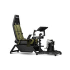 Next Level Racing - Simulateur de vol Boeing Édition Militaire - Vert-Compatible avec l'électronique de vol comme les jougs, le joystick, le gouvernail et l'accélérateur pour toutes les grandes marques