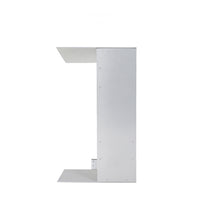 Urbann Lutrin K1 avec roulettes - aluminium - gris clair-Autoportant avec roulettes, discours