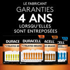 Duracell - Piles pour appareils auditifs - format 13 (orange) - Paquet de 8-Le fabricant garanties 4 ans lorsqu'elles sont entreposées - Les piles Duracell pour appareils auditifs sont garanties pour 4 ans lorsqu’elles sont entreposées, pour que vous soyez assuré que ces piles seront prêtes lorsque vous en aurez besoin